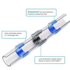 690PCS Solder Sleeve Seal Heat Shrink Butt Wire Connectors Terminals Waterproof