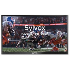 Sylvox Google Outdoor TV 43in Waterproof Smart TV 4K Voice Assistant 1000 nits