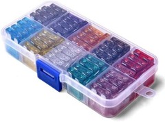 100pcs Car Automotive Medium Standard Fuses Auto Blade Fuse Assortment Kit APM
