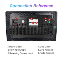 6G+128G 8 Core 2 Din CarPlay Car Stereo Radio Android 13.0 GPS Navi DSP WIFI IPS
