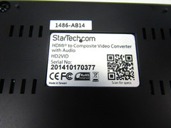 StarTech HD2VID HDMI to Composite Video Converter w/ Audio