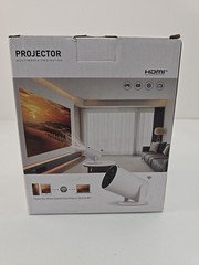Portable Desktop Projector HDMI Android iOS Compatible White