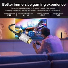 HDMI Extender,4.92FT(1.5M) Cable 10K 8K60HZ/4K144HZ,HDMI 2.1 Extender cable t…