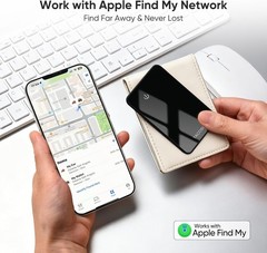 2 Pack Apple Find My Wallet Tracker Card Slim Bluetooth Luggage Finder iOS MFi