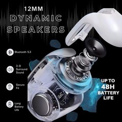 Ultra Open Earbuds True Wireless Open Earbuds – Black White USA ！
