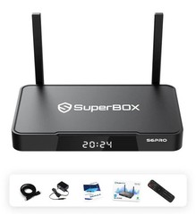2025 USA SuperBox S6 Pro AUTHORIZED DISTRIBUTOR Latest BLACK Model Fast Shipping