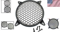2 Pack 12-Inch Durable ABS Speaker Grills for Subwoofer Protection & Aesthetics