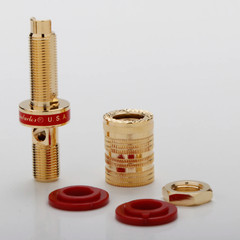 4pcs CMC 838 Pure Copper Conductor Long Short Binding Post HIFI Speaker Terminal