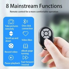 Bluetooth Remote for iPhone Xiaomi IOS Android Phone Universal Remote Control