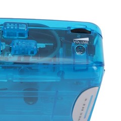 Portable Cassette Player Transparent Retro For Music Lovers ABS Easy To Use