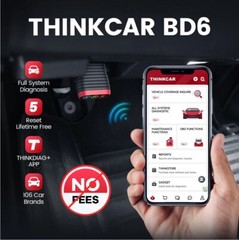 Thinkcar BD6 OBD2 Bluetooth Scanner All System Diagnostic Tool IMMO/Oil/EPB/ABS