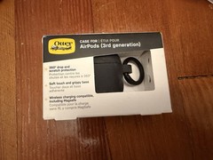 NOT PROS OtterBox Black Case for Apple AirPods 3rd Gen 360 Wireless Charging