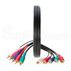 RCA Cable 2 RCA 3 RCA 5 RCA Male Wire VIDEO COMPOSITE COMPONENT Cord – LOT