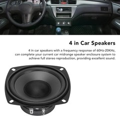 400W Car Subwoofer & 4 Inch Coaxial Speakers for Superior Sound