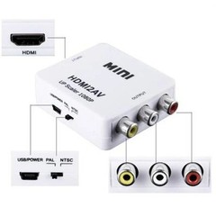 HDMI2AV Mini Converter HDMI to AV Adapter HDMI to RCA 1080P HD Video Audio – USA