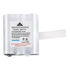 Kastar 2x Battery 3.6V 1200mAh for Midland BATT10 AVP13 X-Talker T71 T75 T77 T79