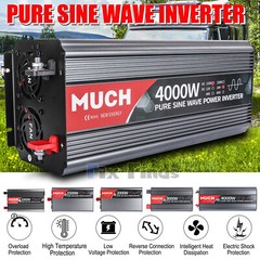 4000W Inversor de Potencia de Onda Sinusoidal 24V A 110V pura Hogar y exterior