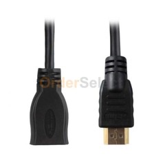 Premium Gold Plated Hdmi Extension Cable Extender Male to Female 3 ft 3ft 3′