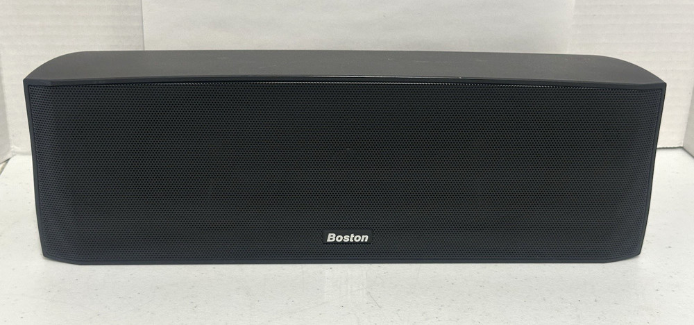 Boston Acoustics MicroCenter Center Speaker 8 Ohms Black Working Sounds Awesome