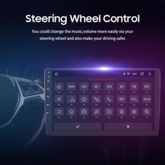 6GB+128GB QLED 10.1″ 2DIN Car Stereo Radio Carplay Android 8-core GPS WIFI SALE