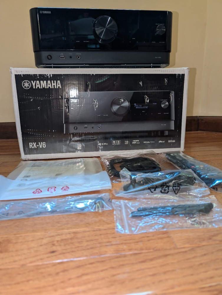 Yamaha RX-V6A 7.2-Channel AV Receiver with 8k HDMI and MusicCast