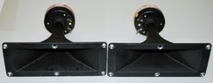 vintage pair of Utah Metal Horn Speakers 7.2 DCR