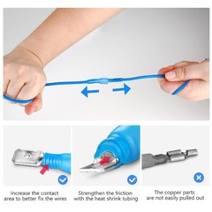 Heat Shrink Wire Connectors Waterproof Ring Fork Spade Electrical Butt Connector
