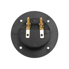 2Pcs Speaker Box Terminal Round Spring Cup Connector Subwoofer Enclosure New
