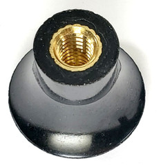 Round Phenolic Knob 3/4 x 1 Handle Smooth Knob 1/4 In Female Thread – 2 Pack