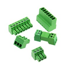 5 Set 4 Pin 3.5mm Pitch Screw Terminal Block Connector for 28-16AWG Pluggable…