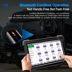 ANCEL X7HD Heavy Duty Truck Diagnostic Tool Full System DPF ABS ECU Rest Scanner