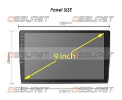 Double Din Android 9″ Car Stereo CarPlay 8Core 4GB RAM 64GB ROM GPS Navigation