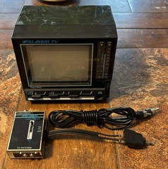 Vintage Fisher Price PXL 2000 Mini TV Monitor Working