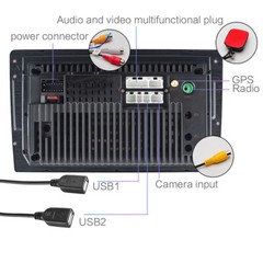 10″ Android Car MP5 Player 2din Car Radio Stereo GPS Bluetooth Mirrorlink RAM 2G