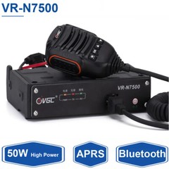 VR-N7500 UHF VHF Dual Band Mobile Radio 50W High Power Bluetooth Walkie Talkie