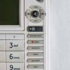 90s GE Corded Speakerphone with Answering Machine and Caller ID White 29586GE1-A