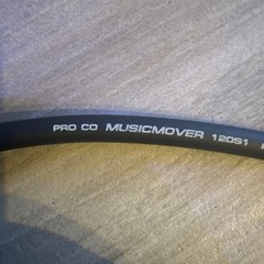 ProCo MusicMover Cable 15′ 120S1 Instrument Cable, Right Angle to Straight USA