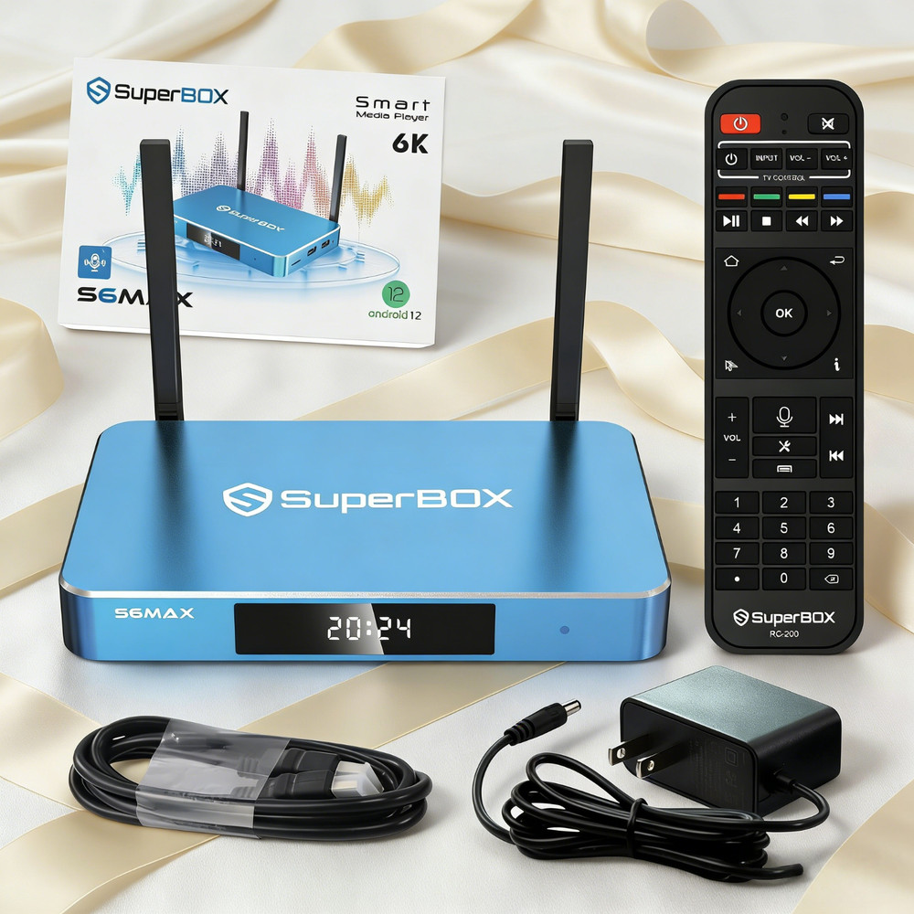 SuperBox S6 Max TV BOX Authorized Distributor Quality Guarantee 100% Free Ship