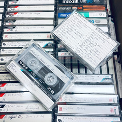 Lot of (10) – USED Blank Cassette Tapes – Type I,90 min (TDK, Memorex, Maxell,+)
