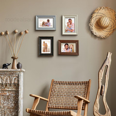4×6 Picture Frames Set of 4, Rustic Farmhouse Photo 4×6, Assorted colors