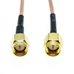 RG316 SMA Male To SMA Male Plug Lot Extention Coax RF Cable Jumper Pigtail