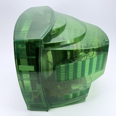 Zenith Transparent Jungle Green 13″ CRT Television Retro Gaming TV Prison Model