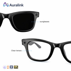 4k Smart AI Glasses for Men, Women, 8 MP Camera, Open-Ear Speakers, 1080p HD