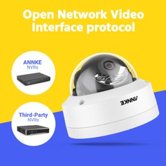 ANNKE 3K 5MP Audio POE Security IP Camera Outdoor Color Night Vision IP67 AC500