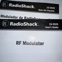 RadioShack RF Modulator 15-2526 Video Component Adapter. NOS. Good for Gaming TV
