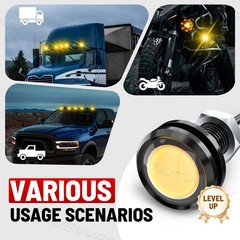 For Raptor SVT Style Amber Grille Mark light for Nissan Frontier Pathfinder