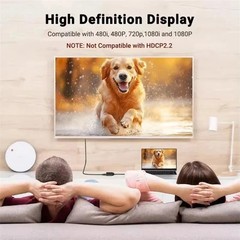 HDMI Splitter Cable 1 Male to 2 Female Adapter 1080P 4K TV Monitor