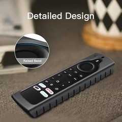 Case for Amazon Toshiba/Insignia/Pioneer/Fire TV 4 Remote Soft Silicone Cover
