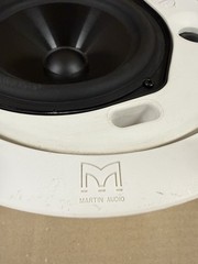 X2 Martin Audio C6.8T Passive Ceiling Mount Speaker 6” 2-Way 300W White Round