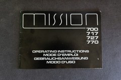 Vintage Mission 700 Speakers – Original Version in Ex Condition